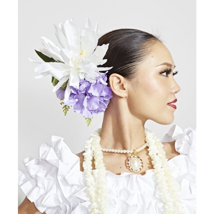 ホワイト | 【Maunaloa】デラックス月下美人クリップ | アミナコレクション 