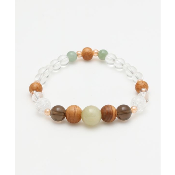 【岩座】屋久杉水晶 ジェイドブレスレット | アミナコレクション  | 詳細画像1 