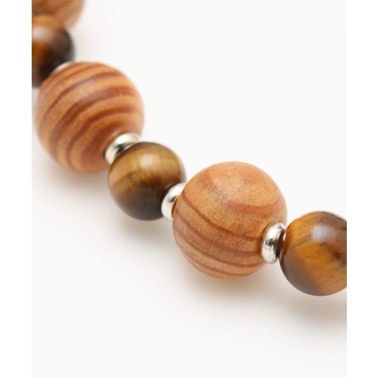 【岩座】屋久杉非対称ブレスレット タイガーアイ | アミナコレクション  | 詳細画像3 