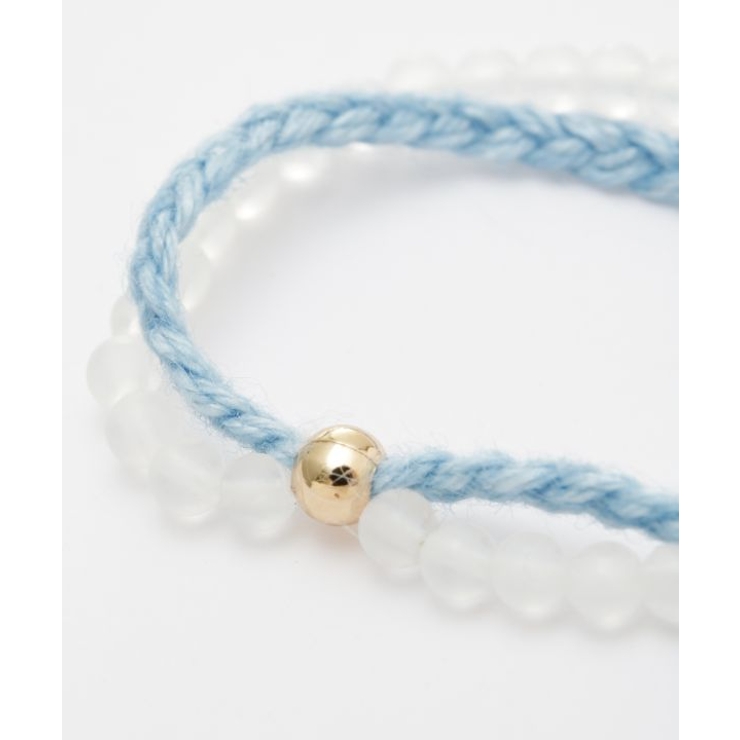 【岩座】本藍紐アンクレット 浅葱 | アミナコレクション  | 詳細画像1 