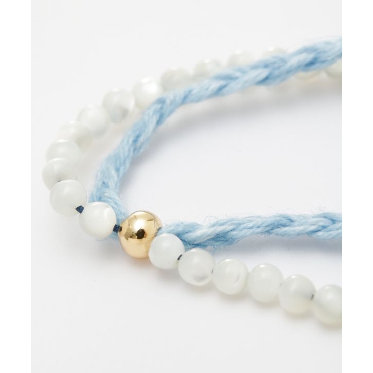 【岩座】本藍紐アンクレット 浅葱 | アミナコレクション  | 詳細画像11 