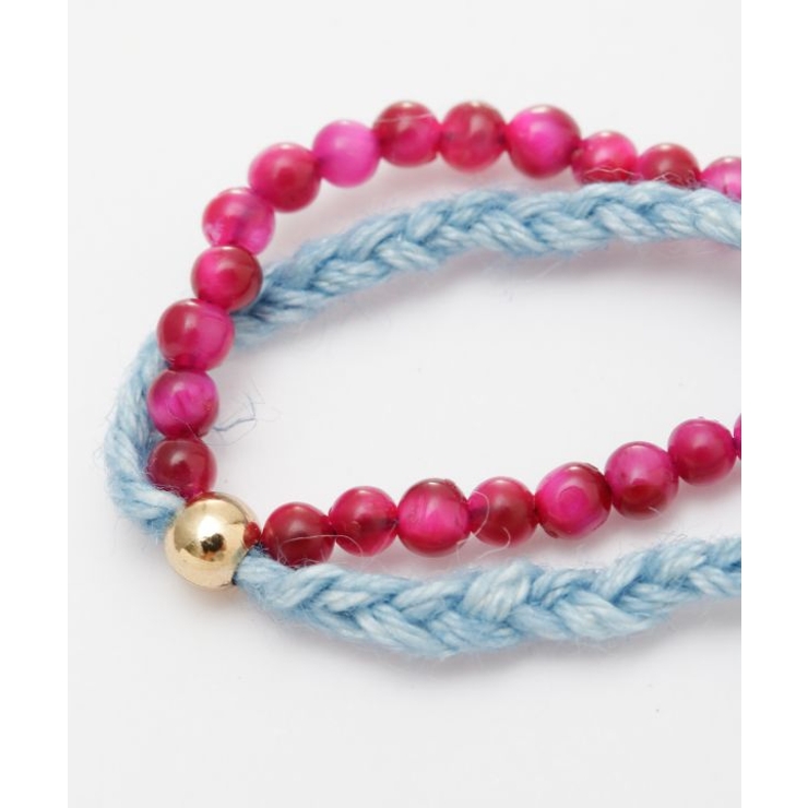 【岩座】本藍紐アンクレット 浅葱 | アミナコレクション  | 詳細画像17 