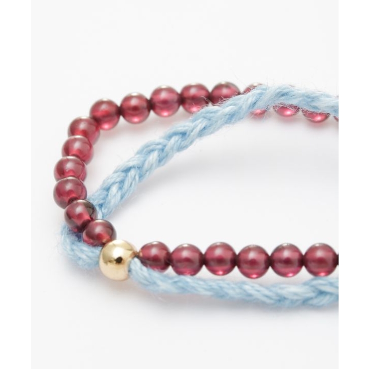 【岩座】本藍紐アンクレット 浅葱 | アミナコレクション  | 詳細画像4 