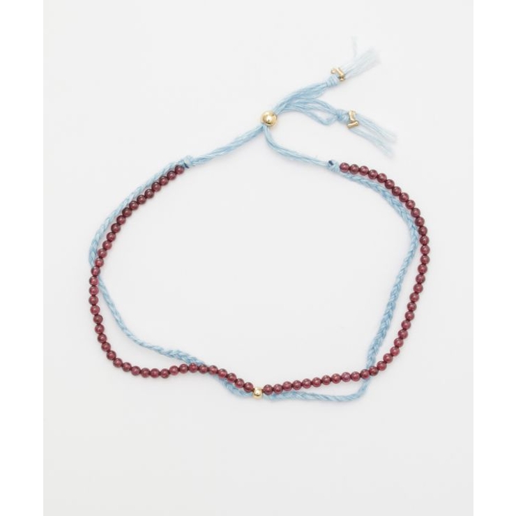 【岩座】本藍紐アンクレット 浅葱 | アミナコレクション  | 詳細画像5 