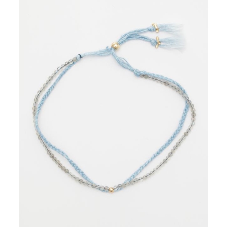 【岩座】本藍紐アンクレット 浅葱 | アミナコレクション  | 詳細画像7 