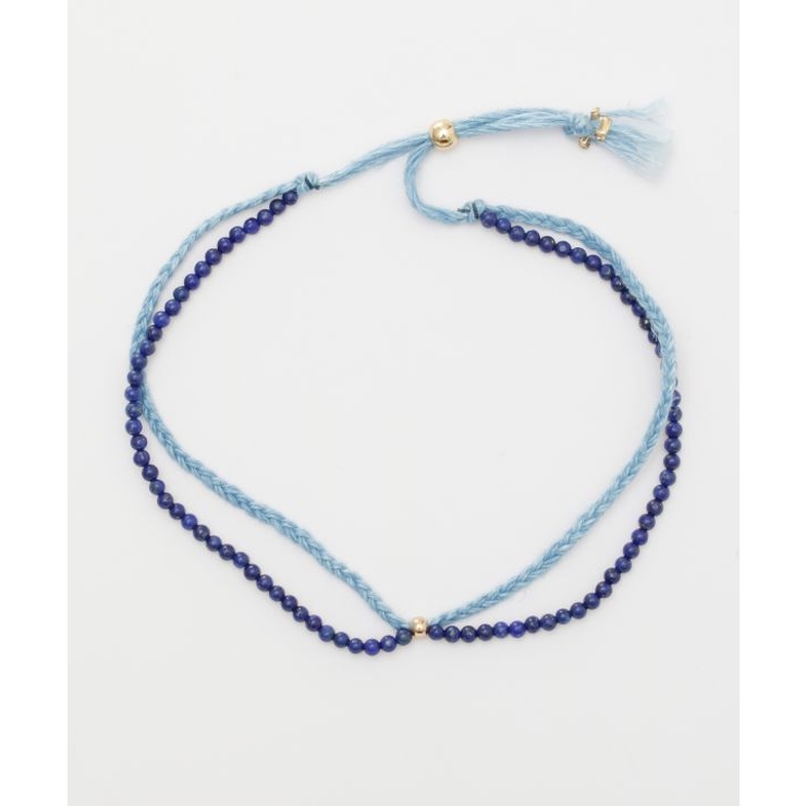 【岩座】本藍紐アンクレット 浅葱 | アミナコレクション  | 詳細画像8 