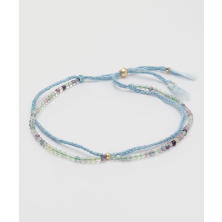 パープル | 【岩座】本藍紐アンクレット 浅葱 | アミナコレクション 