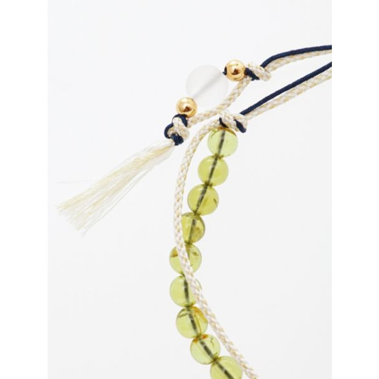 【岩座】【八月葉月】産石絹紐ブレスレット | アミナコレクション  | 詳細画像3 