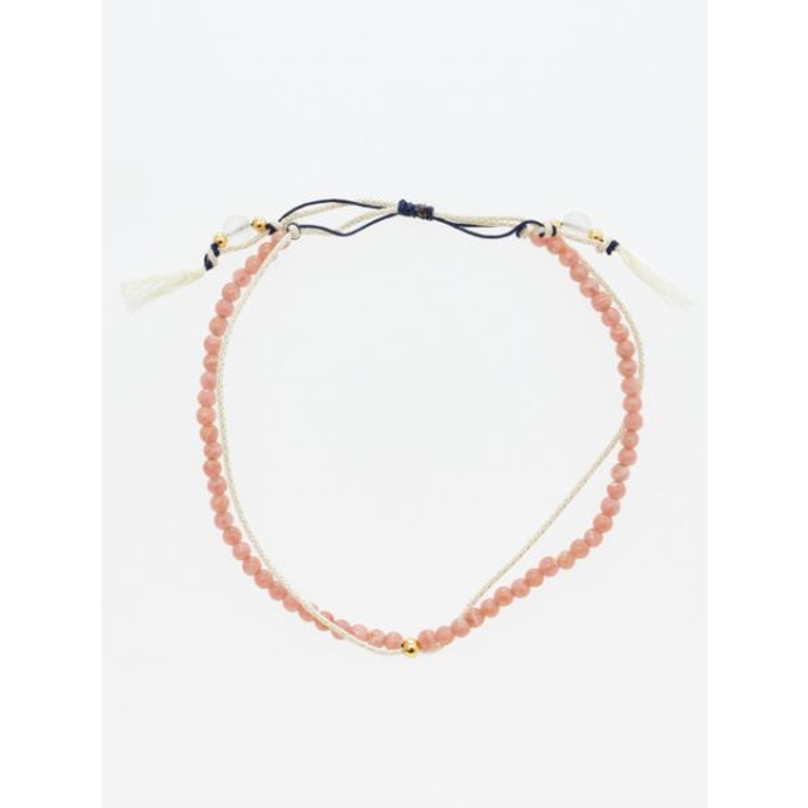 【岩座】【七月 文月】産石絹紐アンクレット | アミナコレクション  | 詳細画像1 