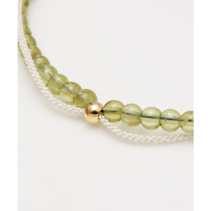 【岩座】【八月 葉月】産石絹紐アンクレット | アミナコレクション  | 詳細画像2 