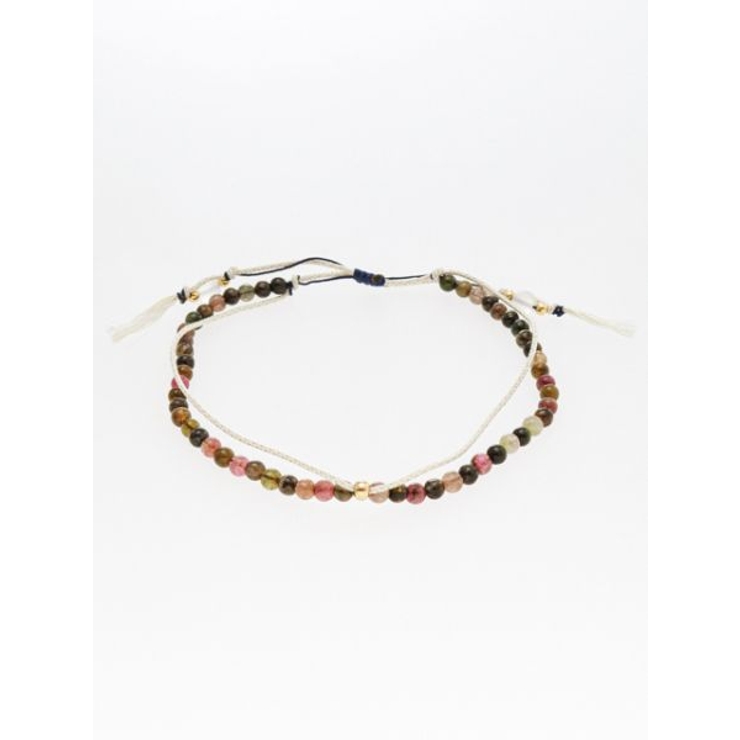 ストーン | 【岩座】【十月 神無月】産石絹紐アンクレット | アミナコレクション 