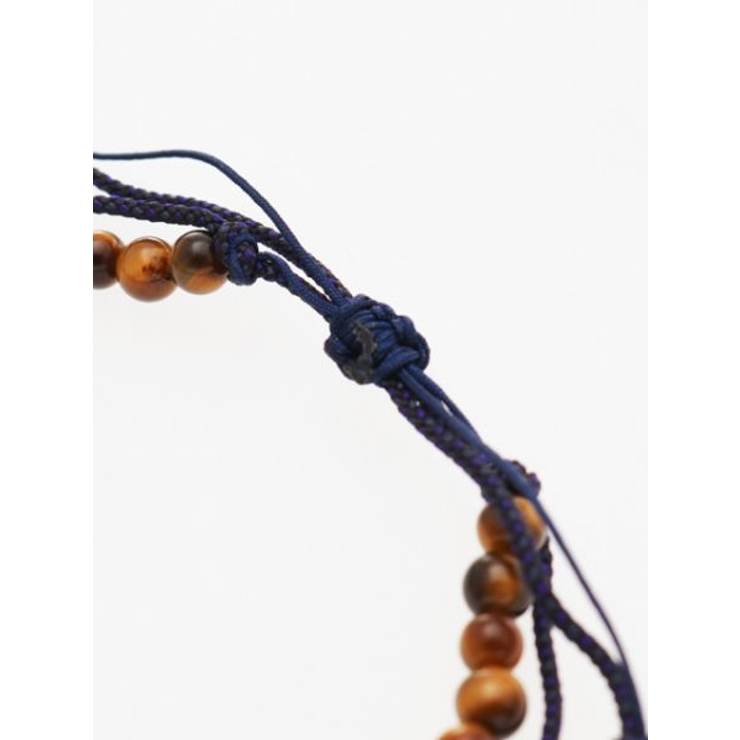 【岩座】紺紐虎目４ｍｍアンクレット | アミナコレクション  | 詳細画像4 