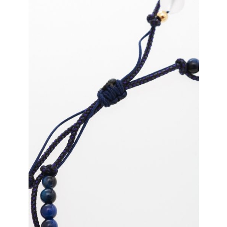 【岩座】紺紐瑠璃虎目４ｍｍアンクレット | アミナコレクション  | 詳細画像4 
