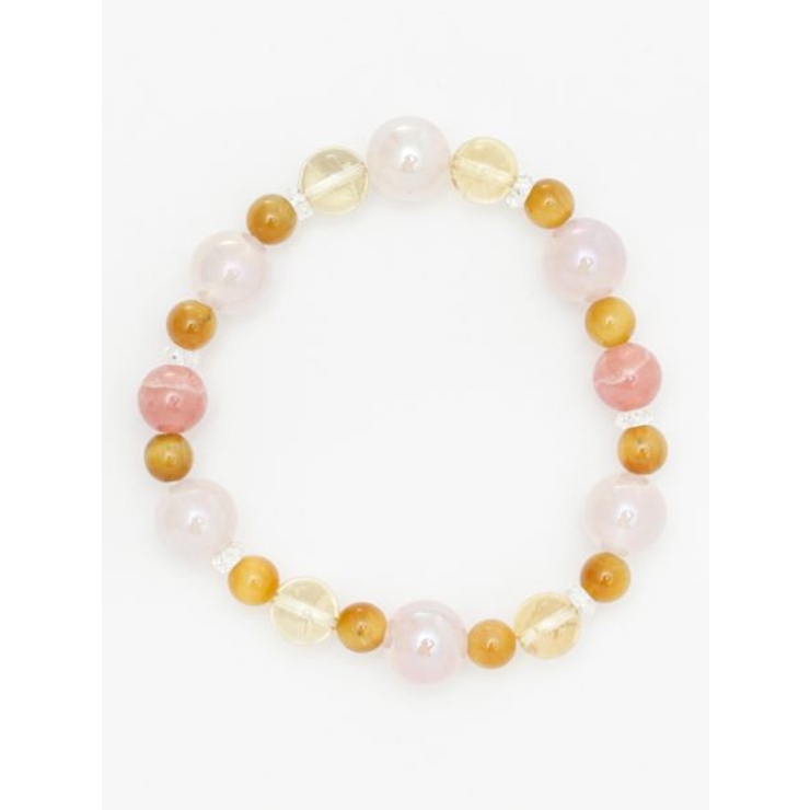 【岩座】桜花 ゴールデンタイガーアイブレスレット | アミナコレクション  | 詳細画像1 