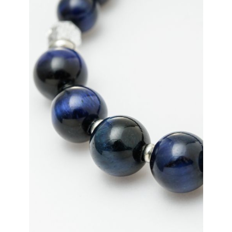 【岩座】粋人 １０mmラピスタイガーアイブレスレット | アミナコレクション  | 詳細画像4 