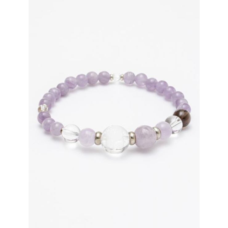 ラベンダー | 【岩座】龍神 アメジストブレスレット | アミナコレクション 