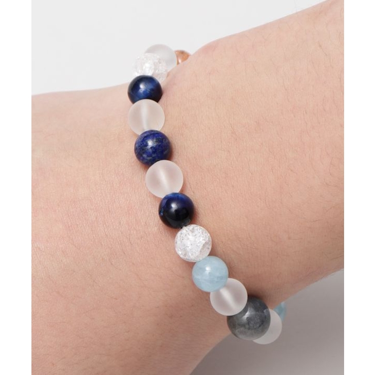 【岩座】蒼天(そうてん)ラピスタイガー ブレスレット | アミナコレクション  | 詳細画像4 