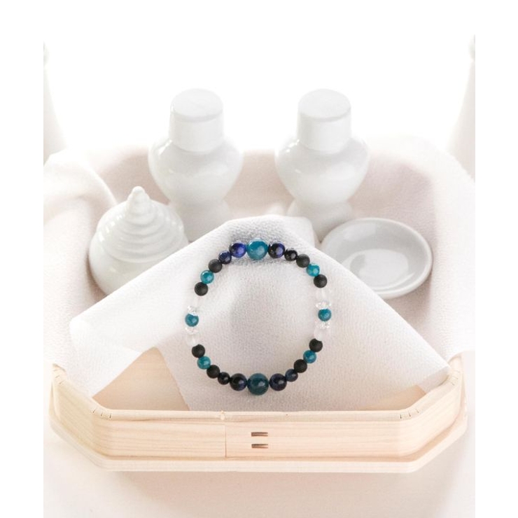 【岩座】天祐(てんゆう)アパタイト ブレスレット | アミナコレクション  | 詳細画像1 