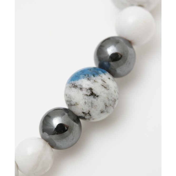 【岩座】鼓舞(こぶ)ホワイトハウライト ブレスレット | アミナコレクション  | 詳細画像6 