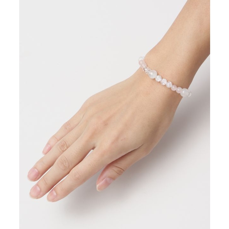【岩座】楚々(そそ)ローズクォーツ ブレスレット | アミナコレクション  | 詳細画像1 