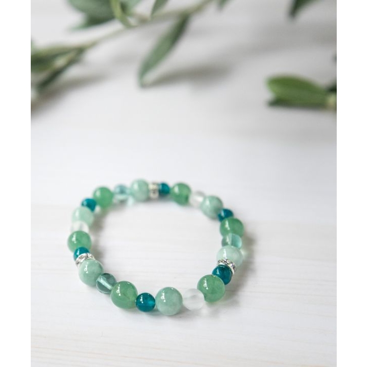 【岩座】紫翠(しすい)アベンチュリン ブレスレット | アミナコレクション  | 詳細画像1 