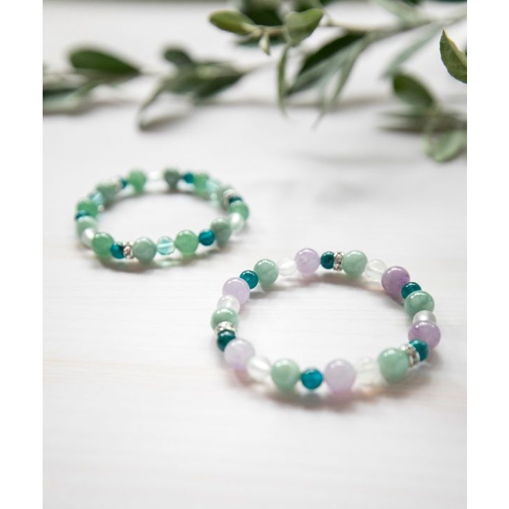 【岩座】紫翠(しすい)アベンチュリン ブレスレット | アミナコレクション  | 詳細画像2 