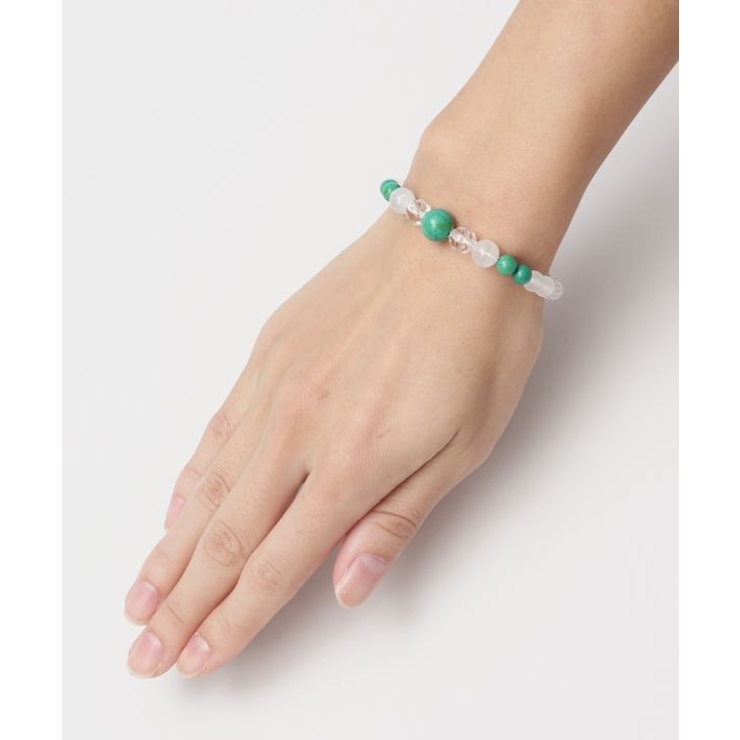 【岩座】清籟(せいらい)ターコイズ ブレスレット | アミナコレクション  | 詳細画像1 