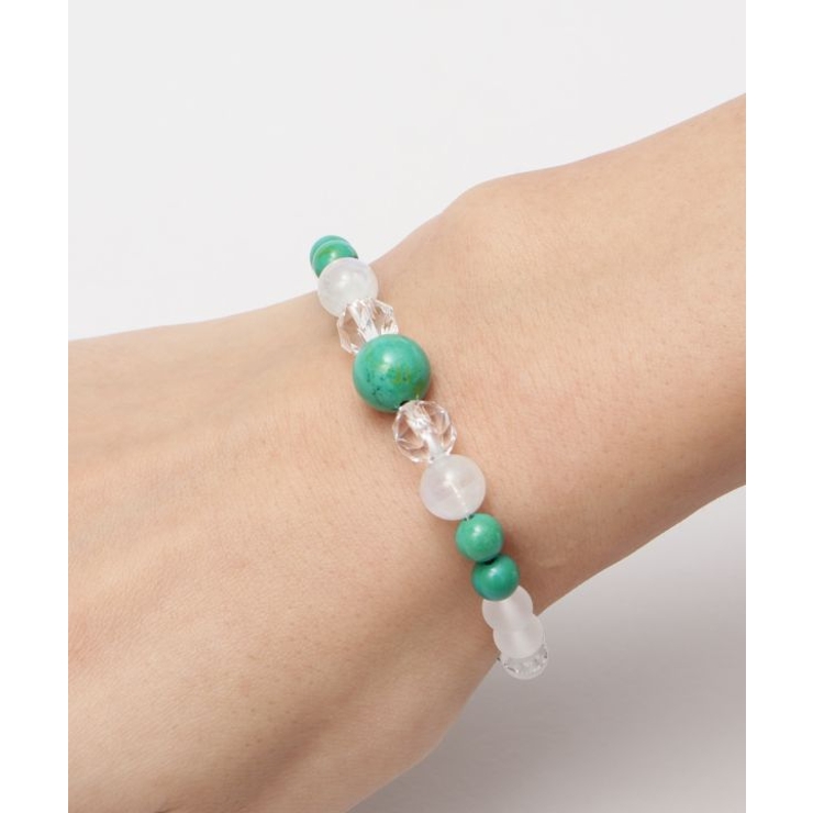 【岩座】清籟(せいらい)ターコイズ ブレスレット | アミナコレクション  | 詳細画像2 