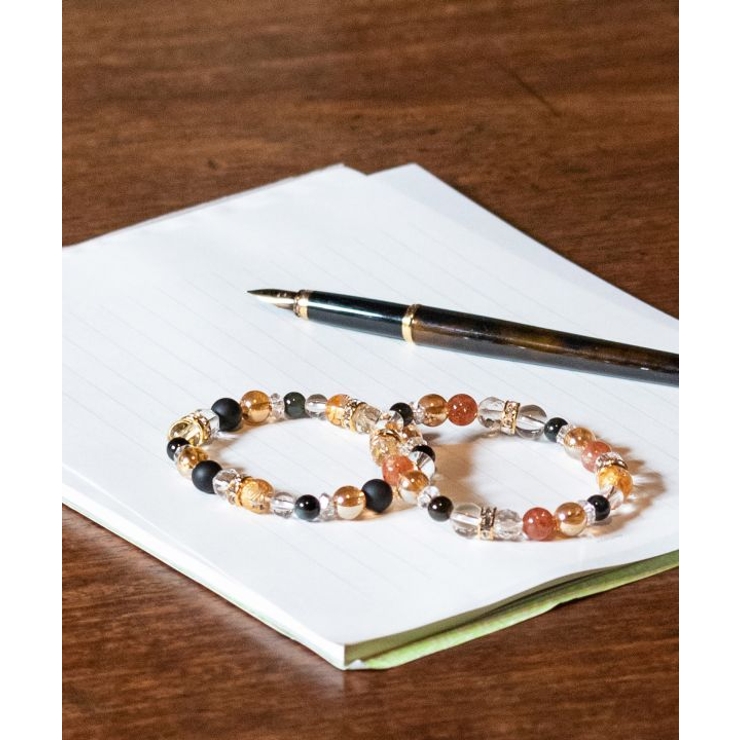 【岩座】凛然(りんぜん)サンストーン ブレスレット | アミナコレクション  | 詳細画像2 