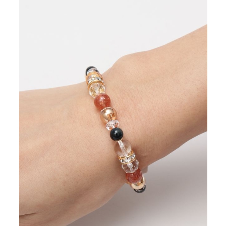 【岩座】凛然(りんぜん)サンストーン ブレスレット | アミナコレクション  | 詳細画像4 