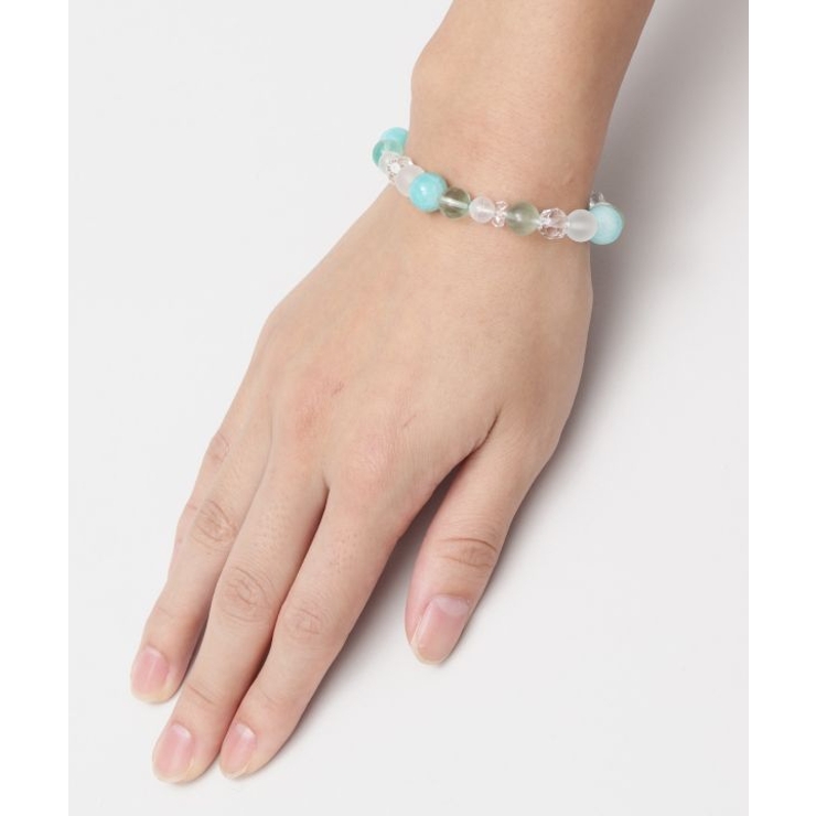 【岩座】翠雨(すいう)アマゾナイト ブレスレット | アミナコレクション  | 詳細画像1 