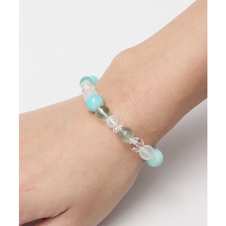 【岩座】翠雨(すいう)アマゾナイト ブレスレット | アミナコレクション  | 詳細画像2 