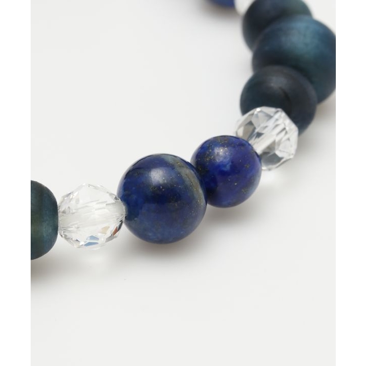 ダークブルー | 【岩座】藍檜四方ブレスレット【ラピスラズリ】 | アミナコレクション 