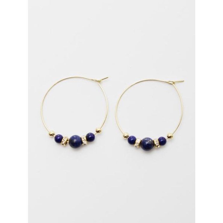 【岩座】誕生石フープピアス | アミナコレクション  | 詳細画像5 