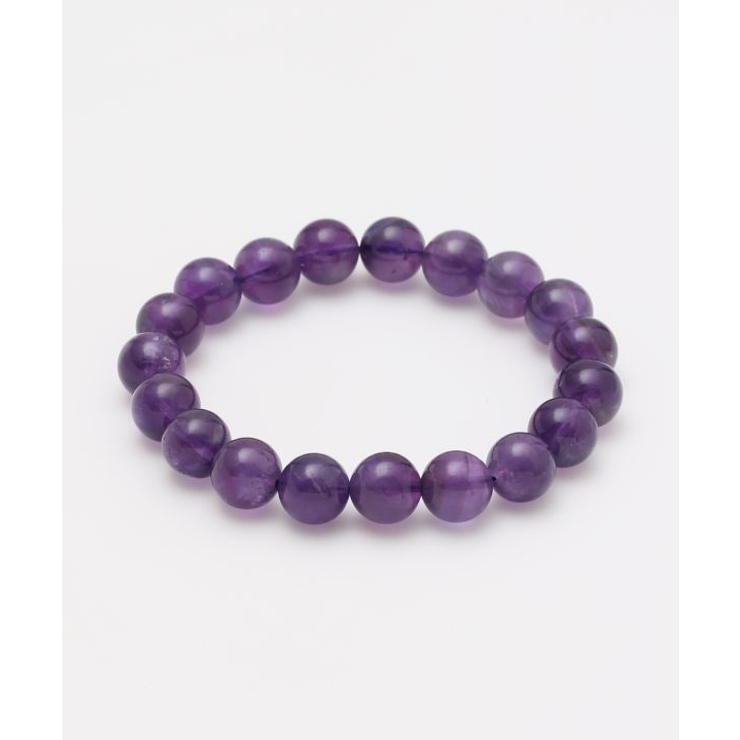 パープル | 【岩座】アメジストブレスレット １０ｍｍ | アミナコレクション 