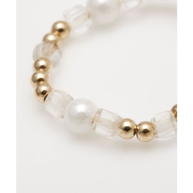 【岩座】角真珠リング クリスタル | アミナコレクション  | 詳細画像1 