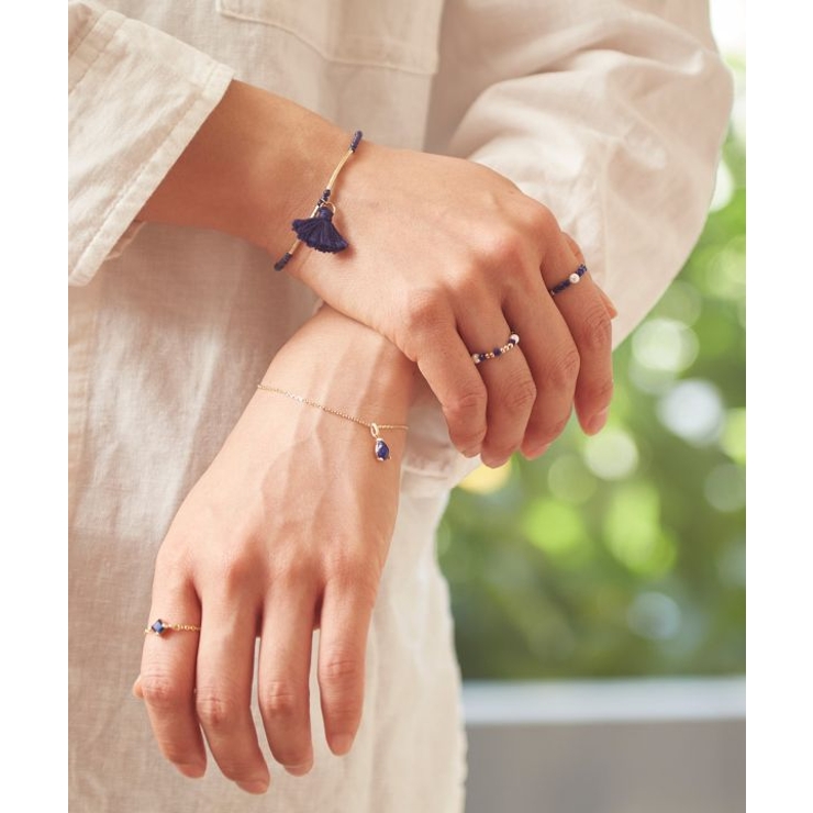 【岩座】角真珠リング ラピスラズリ | アミナコレクション  | 詳細画像1 