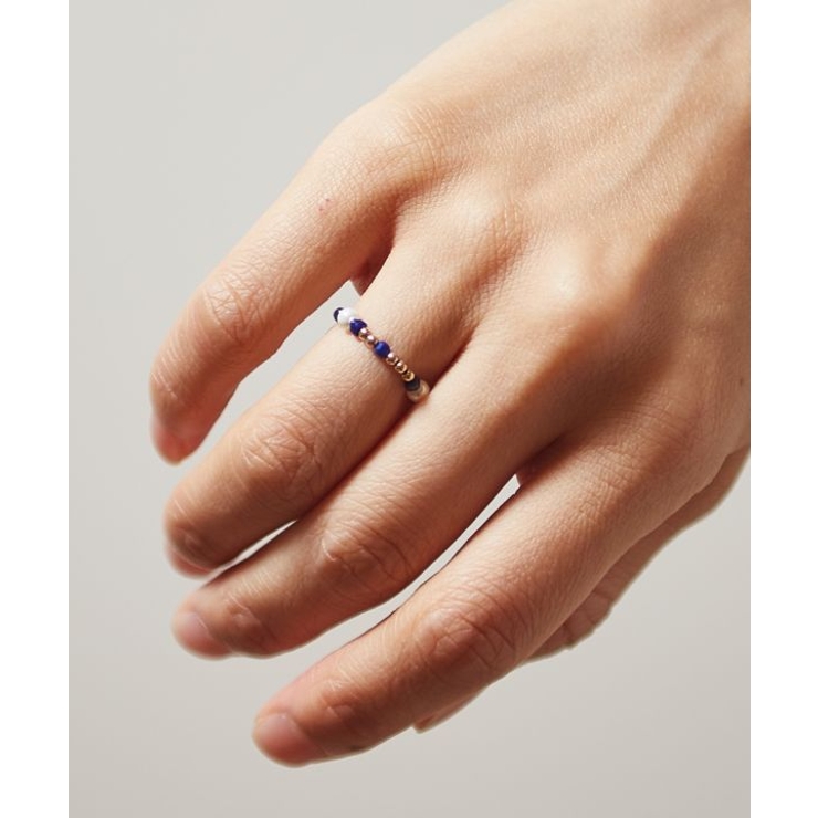 【岩座】角真珠リング ラピスラズリ | アミナコレクション  | 詳細画像2 