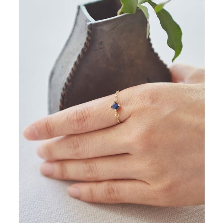 【岩座】菱石リング ラピスラズリ | アミナコレクション  | 詳細画像2 