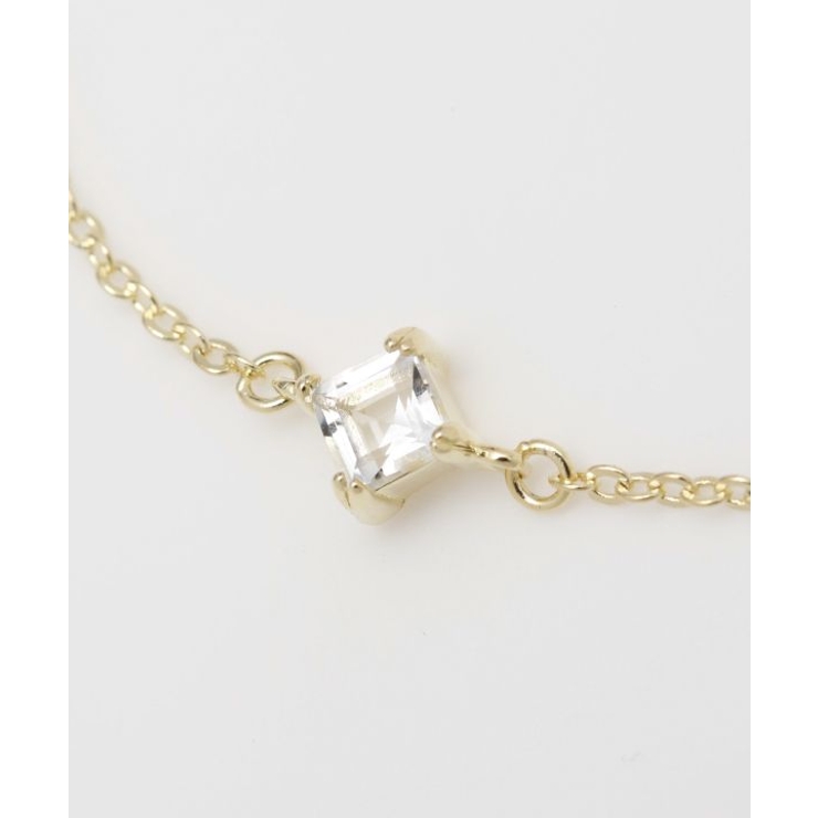 【岩座】菱石ブレスレット[水晶] | アミナコレクション  | 詳細画像1 