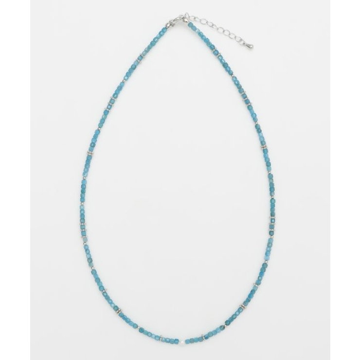 ブルー | 【岩座】角石真珠ネックレス[アパタイト] | アミナコレクション 