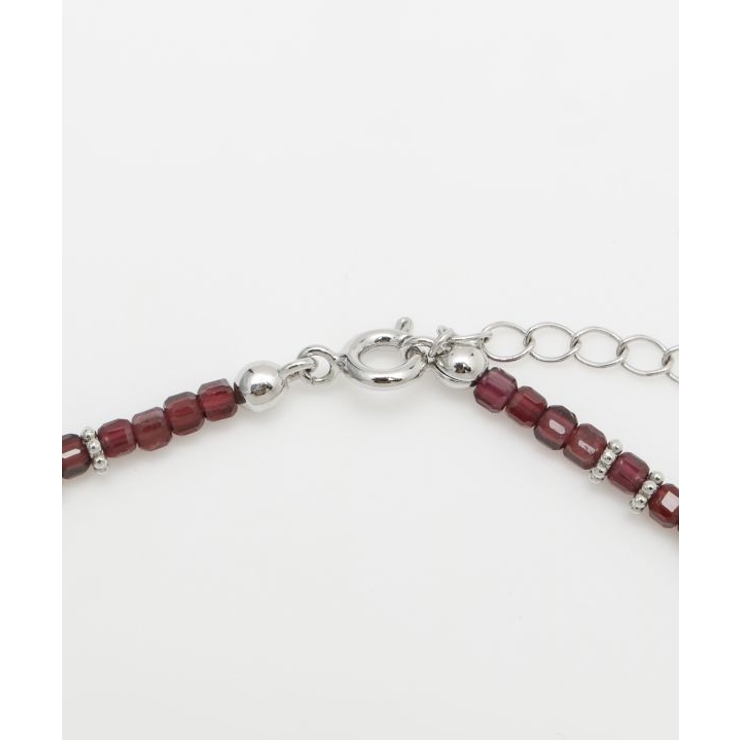 【岩座】角石真珠ネックレス[ガーネット] | アミナコレクション  | 詳細画像2 