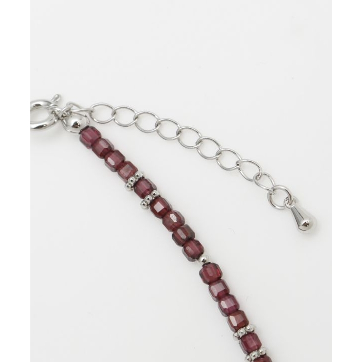 【岩座】角石真珠ネックレス[ガーネット] | アミナコレクション  | 詳細画像3 