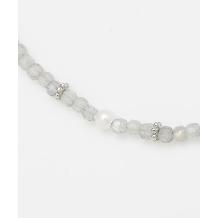【岩座】角石真珠ネックレス[ラブラドライト] | アミナコレクション  | 詳細画像1 