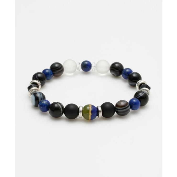 ブルー系その他 | 【岩座】神様相メンズブレスレット 須佐之男命/櫛名田比売 | アミナコレクション