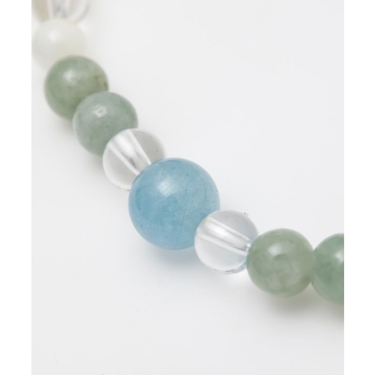 【岩座】五縁繋ぎアクアマリンブレスレット | アミナコレクション  | 詳細画像2 