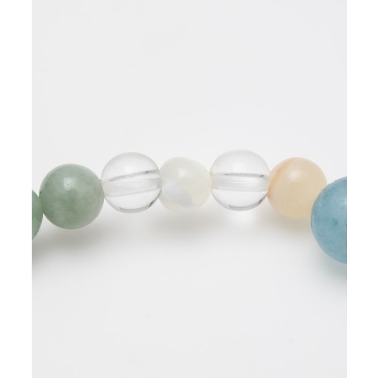 【岩座】五縁繋ぎアクアマリンブレスレット | アミナコレクション  | 詳細画像3 