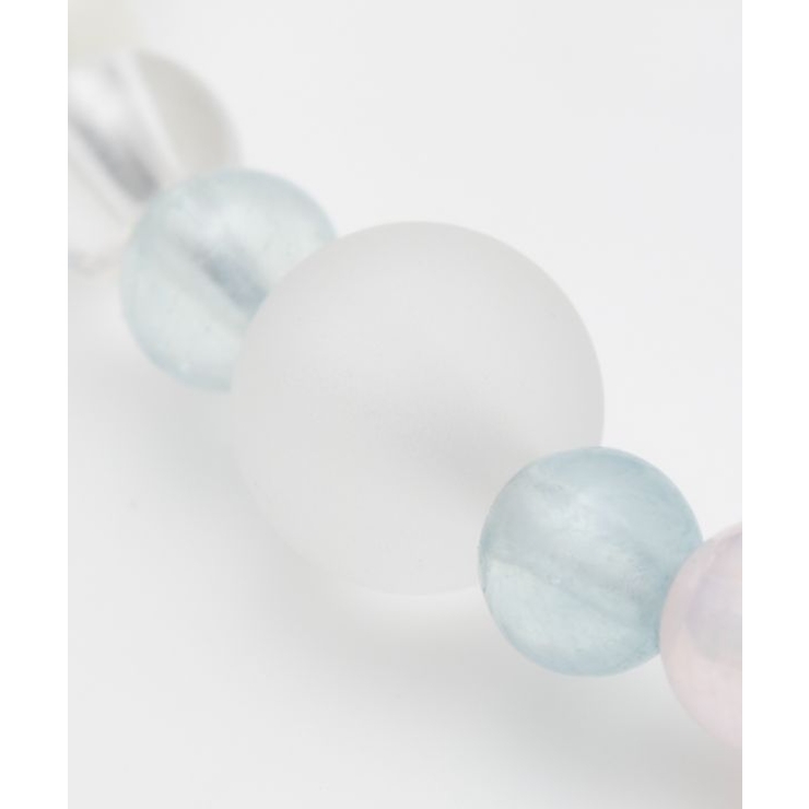 【岩座】五縁繋ぎフロスティ水晶ブレスレット | アミナコレクション  | 詳細画像3 