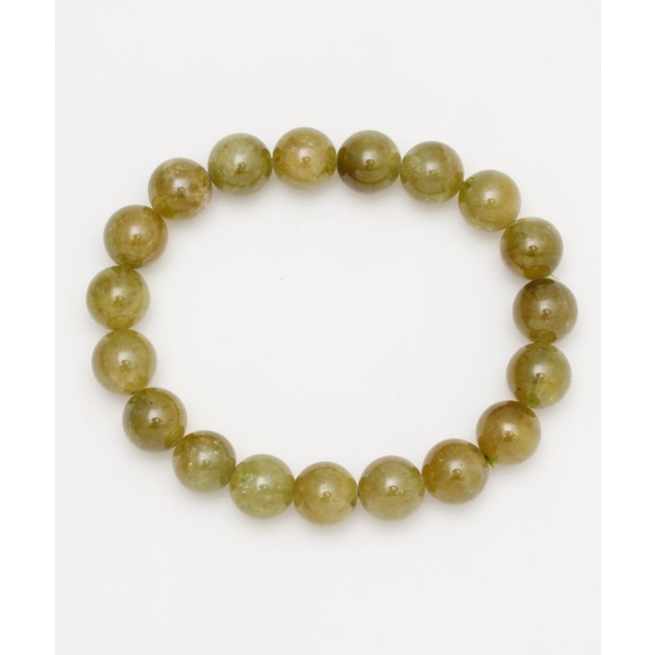 【岩座】グリーンガーネットブレスレット 10mm | アミナコレクション  | 詳細画像1 