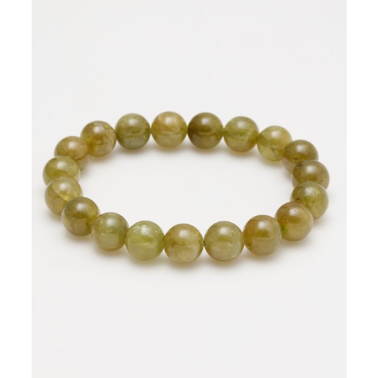 グリーン系その他 | 【岩座】グリーンガーネットブレスレット 10mm | アミナコレクション 